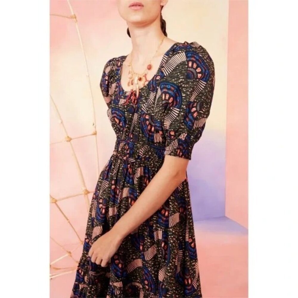 Ulla Johnson Juniper Puff Sleeve Midi Dress Size 2 - Picture 2 of 12